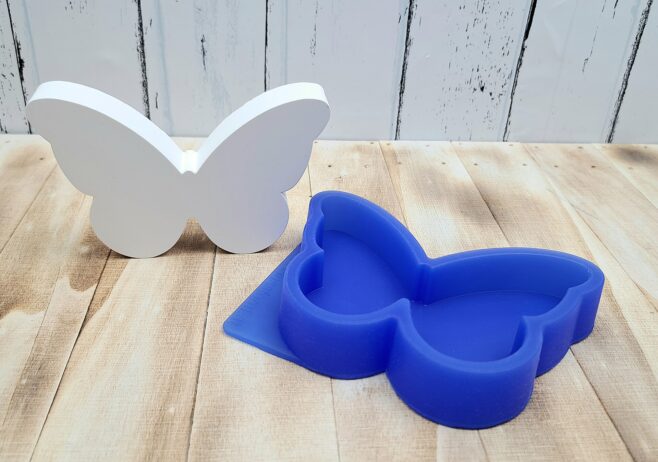 Silikonform vom Schmetterling von gussform.at