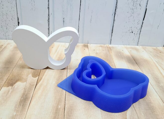 Silikonform vom Schmetterling von gussform.at