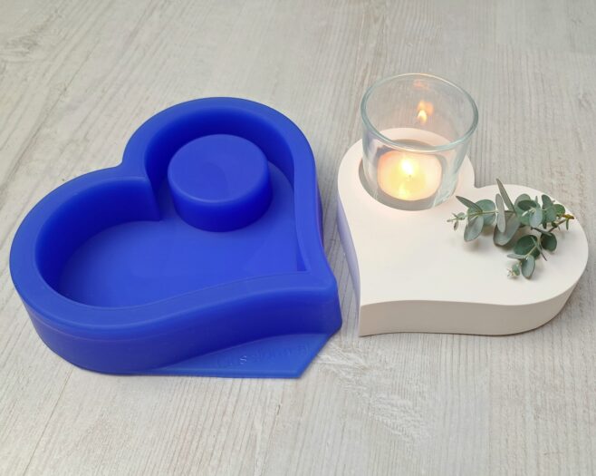 Nifocc Herzform Silikonform - 10 Hohlräume Für DIY Schmuck & Backen