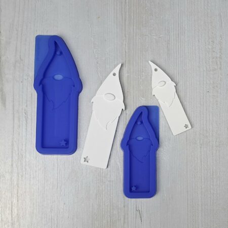Silikonform Anhänger WICHTEL in zwei Größen DIY Gussform