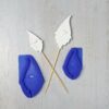 Silikonform Blumenstecker Wichtelkopf in zwei Größen DIY Gussform