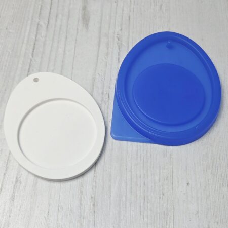 Silikonform BUTTON-Anh&auml;nger Ei f&uuml;r 59er Buttons  DIY Gussform