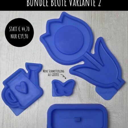 Silikonform BUNDLE "Blüte" Variante 2 - DIY Gießformen