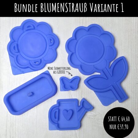 Silikonform BUNDLE "Blumenstrauß" Variante 1 - DIY Gießformen