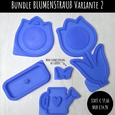 Silikonform BUNDLE "Blumenstrauß" Variante 2 - DIY Gießformen