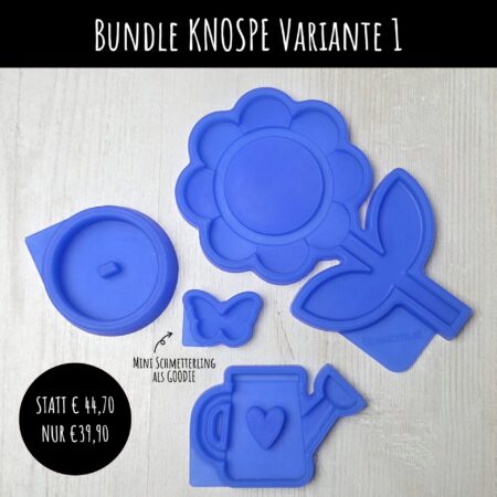 Silikonform BUNDLE "Knospe" Variante 1 - DIY Gießformen