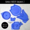 Silikonform BUNDLE "Knospe" Variante 2 - DIY Gie&szlig;formen