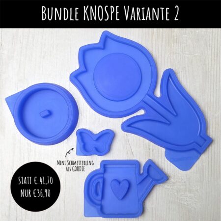Silikonform BUNDLE "Knospe" Variante 2 - DIY Gießformen