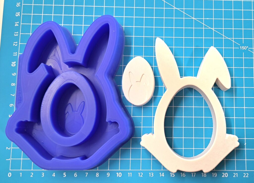 Silikonform von Hase von gussform.at