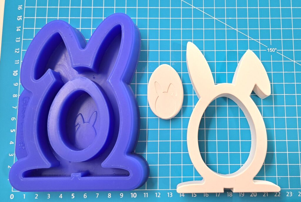 Silikonform von Hase von gussform.at