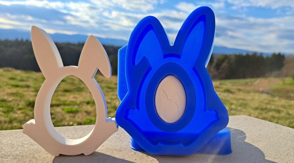 Silikonform von Hase von gussform.at