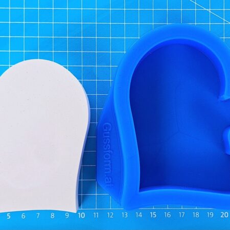 Silikonform von Herzen von gussform.at