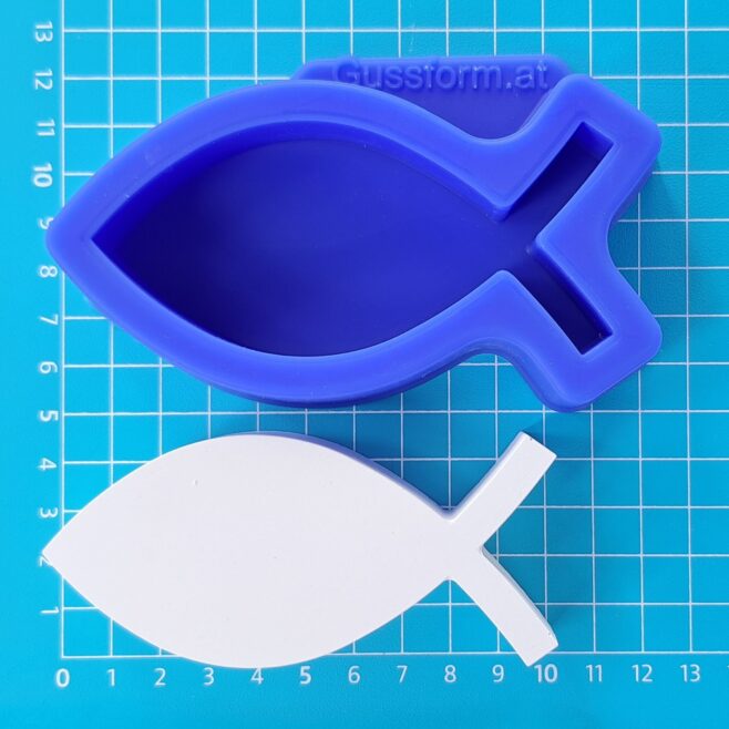 Silikonform von Fische von gussform.at