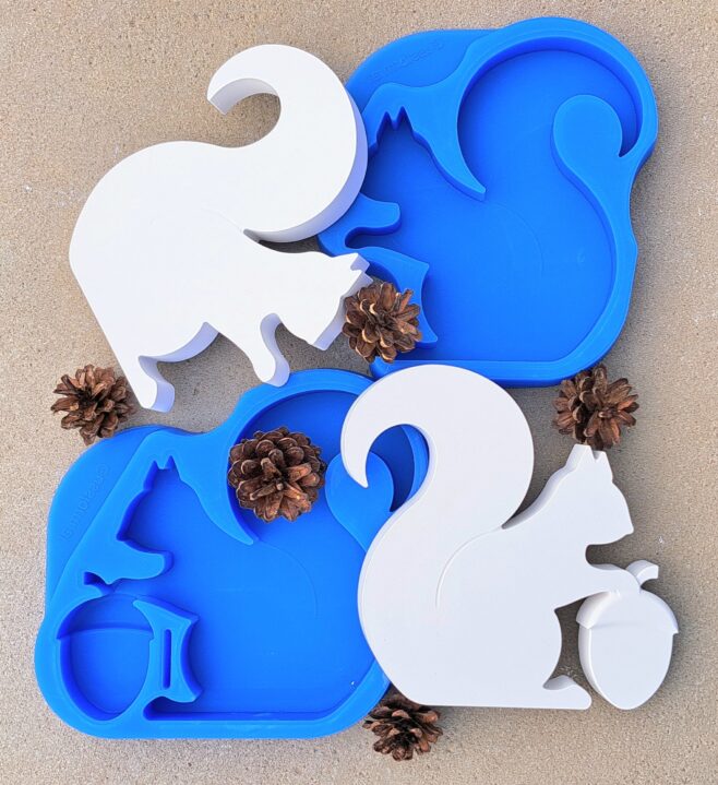 Silikonform von Eichhörnchen von gussform.at