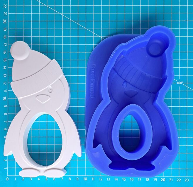 Silikonform von Pinguin von gussform.at