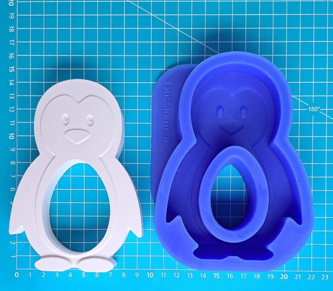 Silikonform von Pinguin von gussform.at