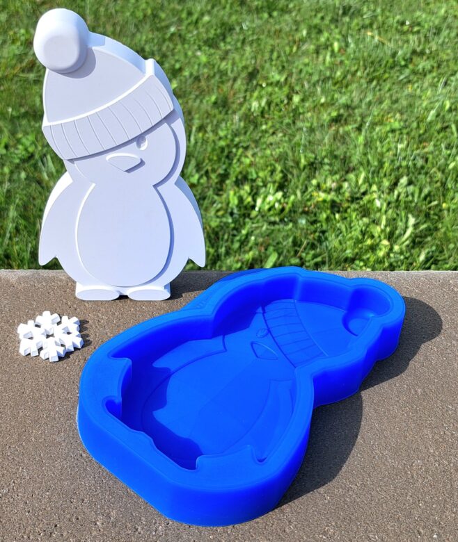 Silikonform von Pinguin von gussform.at