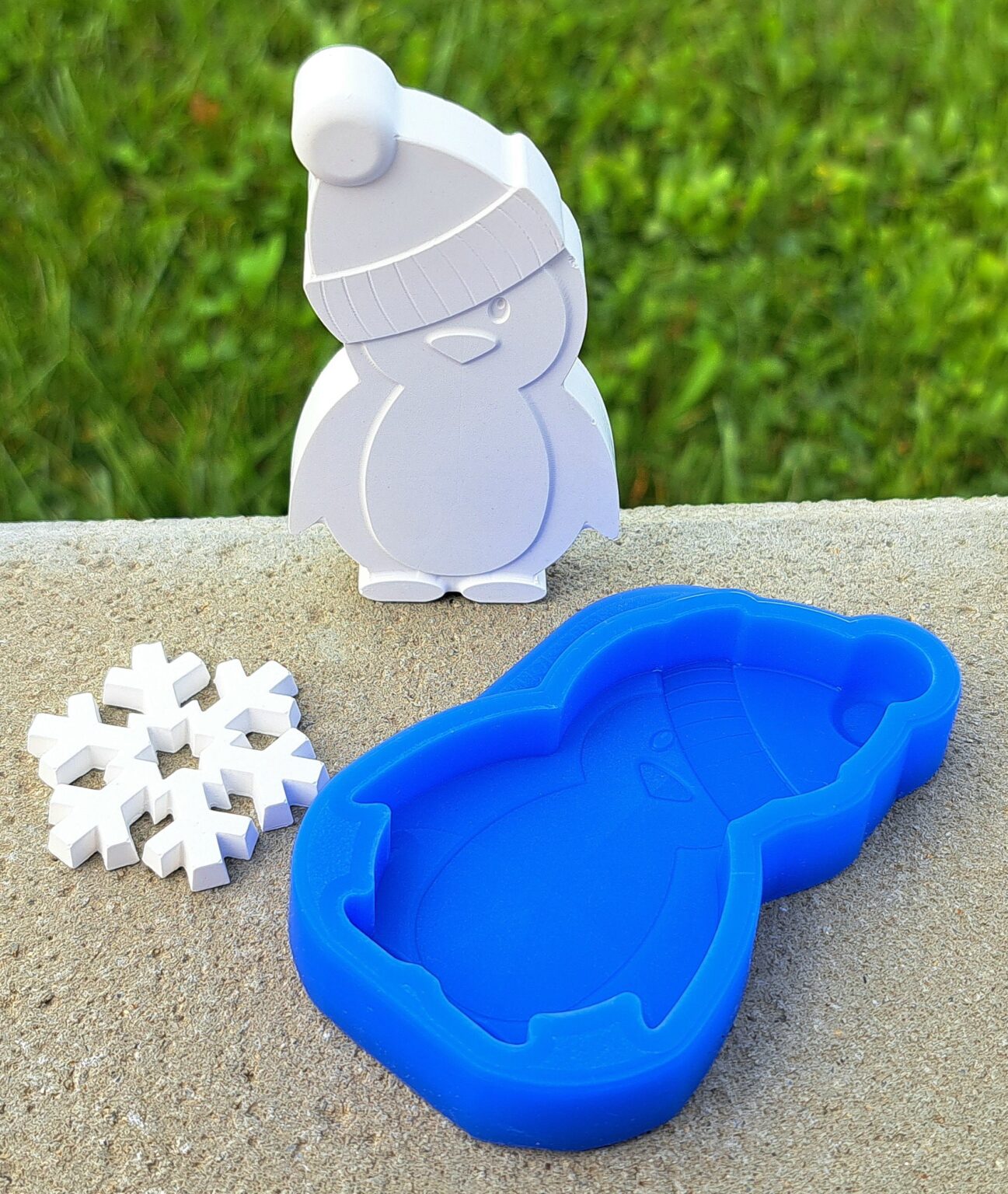 Silikonform von Pinguin von gussform.at