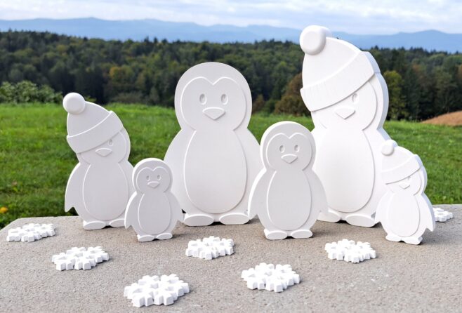 Silikonform von Pinguin von gussform.at