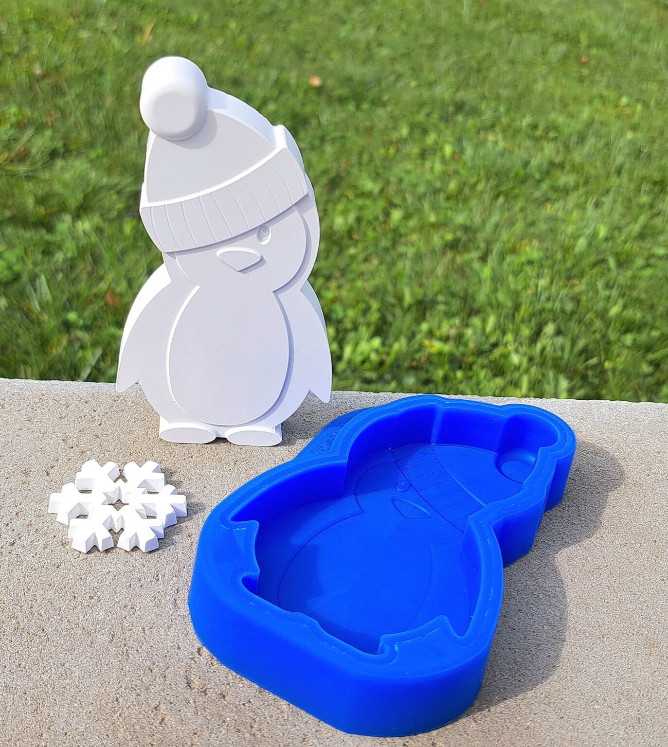 Silikonform von Pinguin von gussform.at