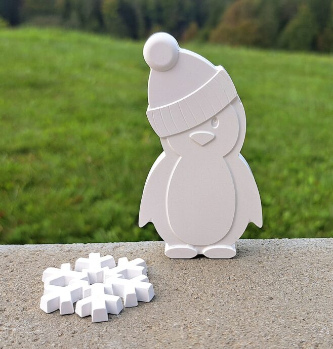 Silikonform von Pinguin von gussform.at