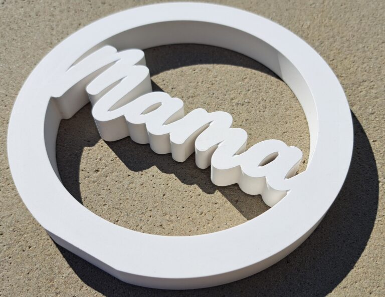 Silikonform vom Mama Ring von gussform.at