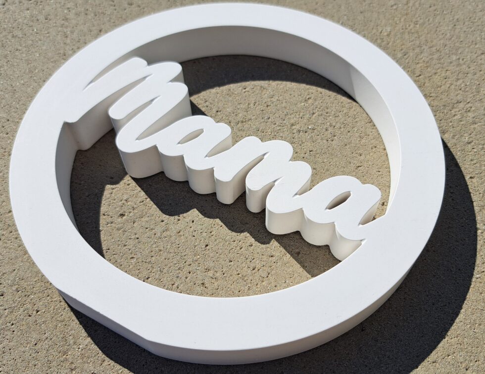 Silikonform vom Mama Ring von gussform.at